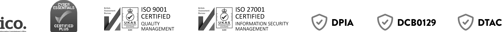 Lexacom's data and security certifications